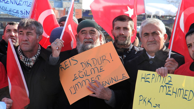 Muş'ta teröre tepki