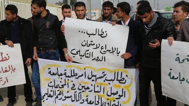 Musullu öğrenciler kentin en kısa sürede kurtarılmasını istiyor