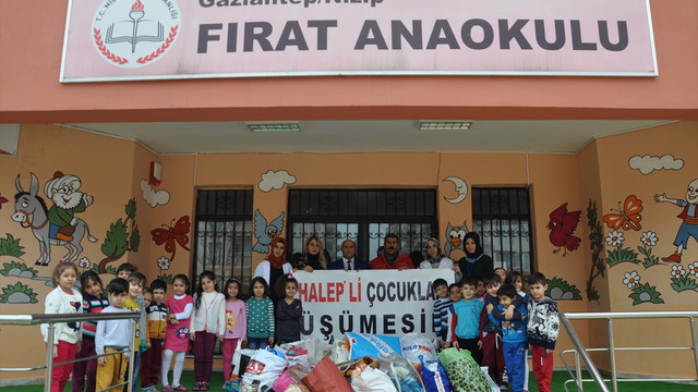 Öğrencilerden Haleplilere yardım