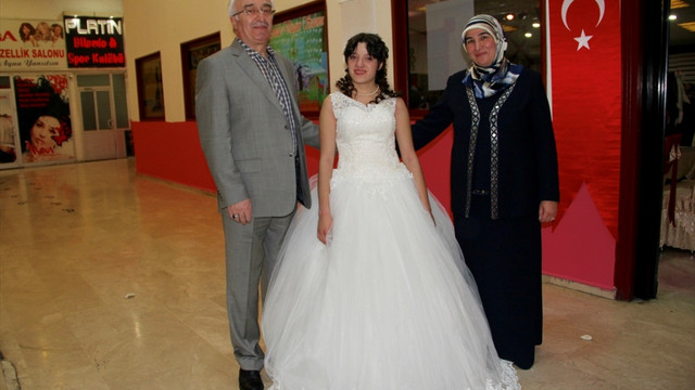 Otizmli kızın gelinlik hayali gerçek oldu