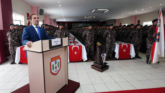 Özel harekat polislerinin yemin töreni