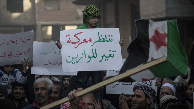 Rejim kuşatmasındaki Doğu Guta'dan muhaliflere birleşin çağrısı