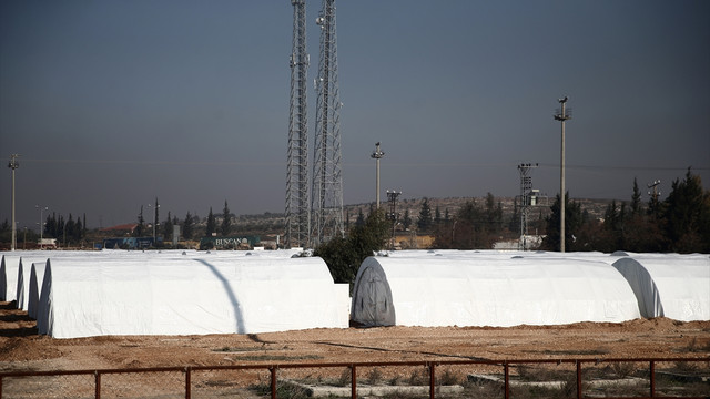 Reyhanlı'da bin kişilik çadır kent hazır