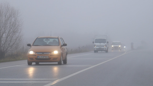 Sakarya'da yoğun sis
