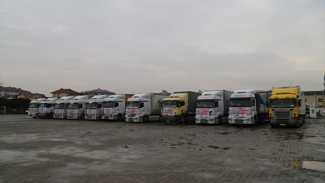 Sakarya'dan Halep'e 20 tır insani yardım