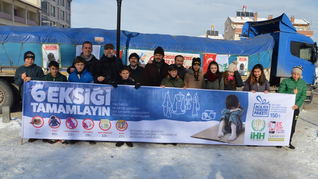 Samsun'dan Halep'e yardım