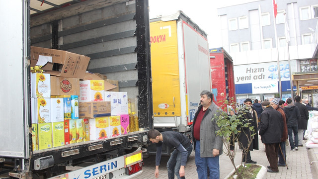 Samsun'dan Halep'e yardım