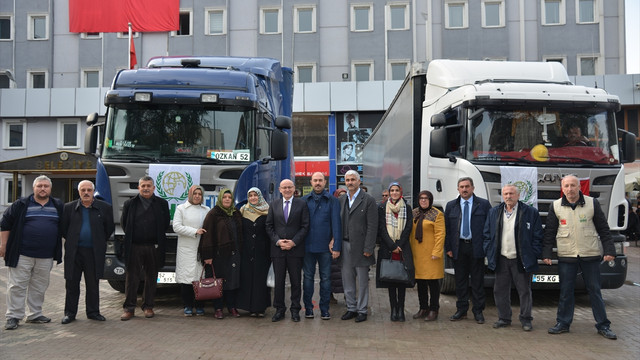 Samsun'dan Haleplilere yardım