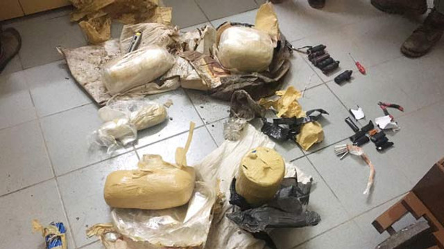 Şanlıurfada canlı bomba malzemesi ve patlayıcı ele geçirildi