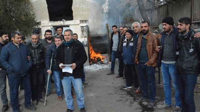 Şanlıurfa'da iş bırakma eylemi