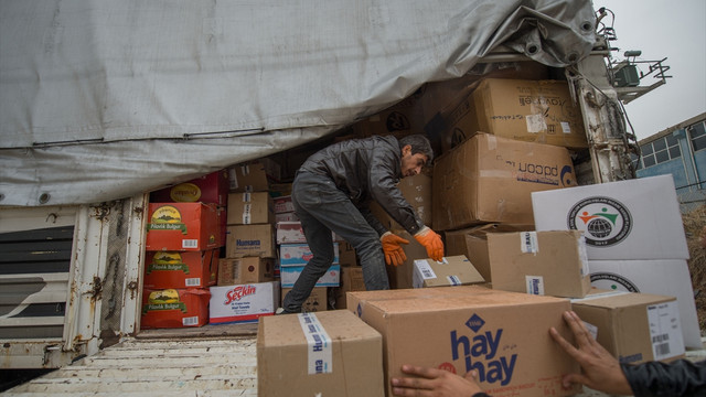 Şanlıurfa'dan Halep'e yardım