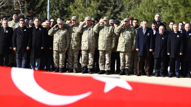 Şehit Astsubay Külekçi için Gaziantepte tören düzenlendi