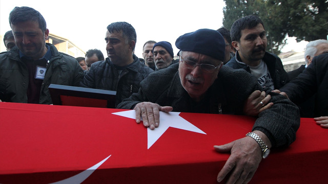 Şehit polis memuru Tanrıkulu Sinopta son yolculuğuna uğurlandı