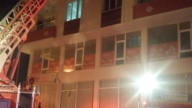 Siirt'te iş yerinde yangın