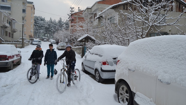 Sinop'ta eğitime kar engeli