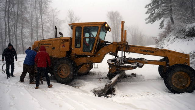Sinop'ta kar etkili oluyor