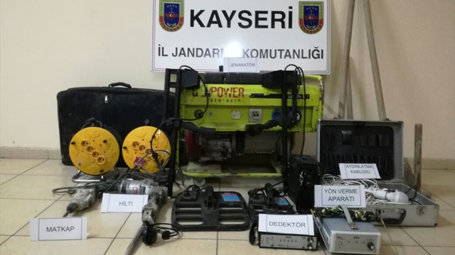 Sit alanında izinsiz kazıya 10 gözaltı