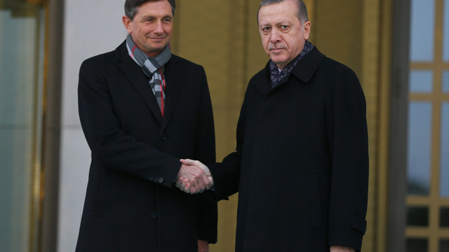 Slovenya Cumhurbaşkanı Pahor Türkiye'de