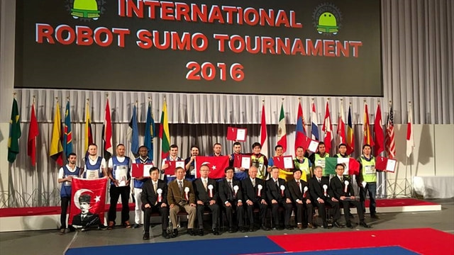 Sumo robot yarışında Türkiye yine birinci
