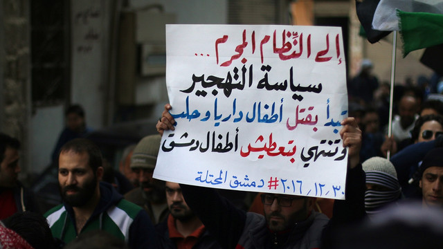 Suriye'de Esed karşıtı gösteriler