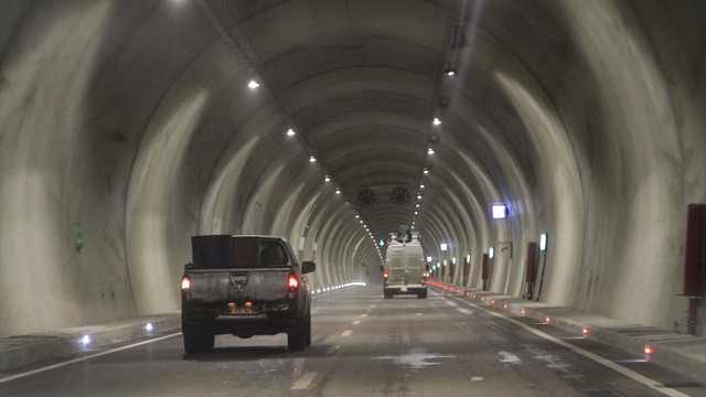 Sürücüler Ilgaz Tünelinden memnun