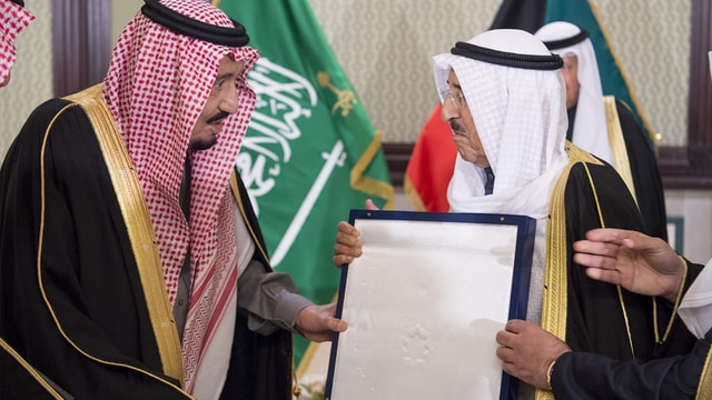 Suudi Arabistan Kralı Selman Kuveyt'te