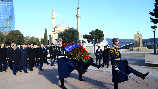 TBMM Başkanı Kahraman Azerbaycan'da
