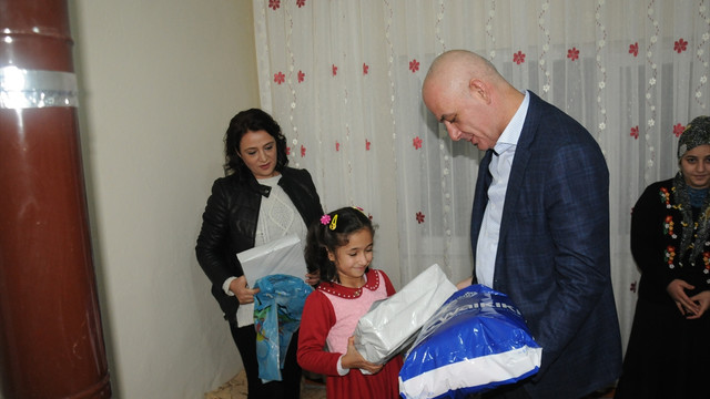 Terör mağduru ailelere, görevlendirme yapılan belediyeden ziyaret