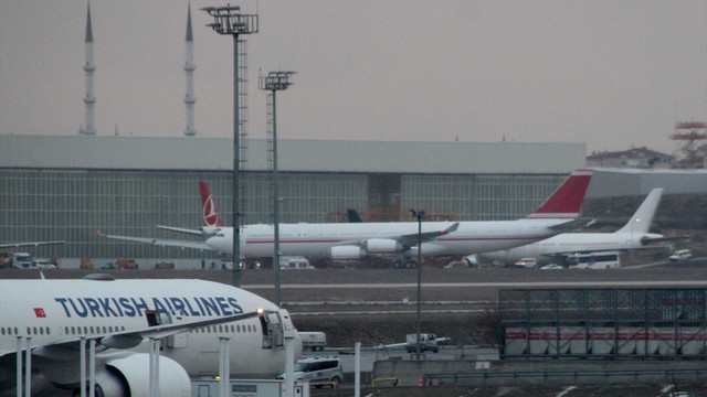 THY'nin VIP uçağı İstanbul'a geldi