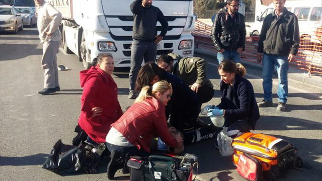 Tırın çarptığı yaya öldü