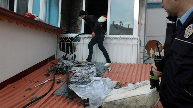 Tokat'ta kız öğrenci yurdunda yangın