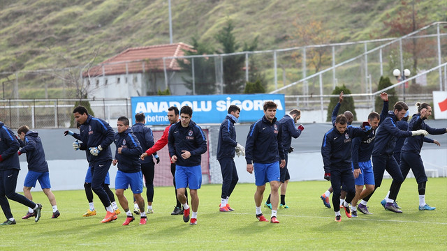 Trabzonspor'da, Atiker Konyaspor maçı hazırlıkları