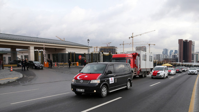 Başkentte teröre lanet konvoyu