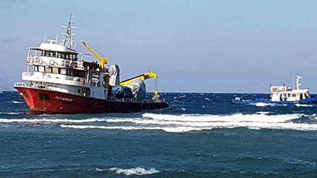 Türk yük gemisi Kos Adasında karaya oturdu