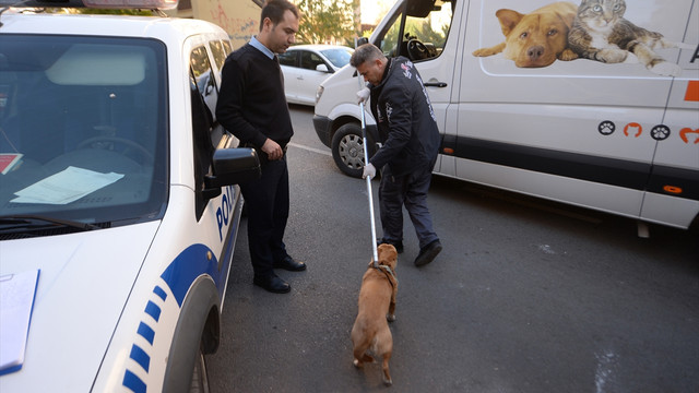 Üç gündür minübüste bırakılan köpek kurtarıldı
