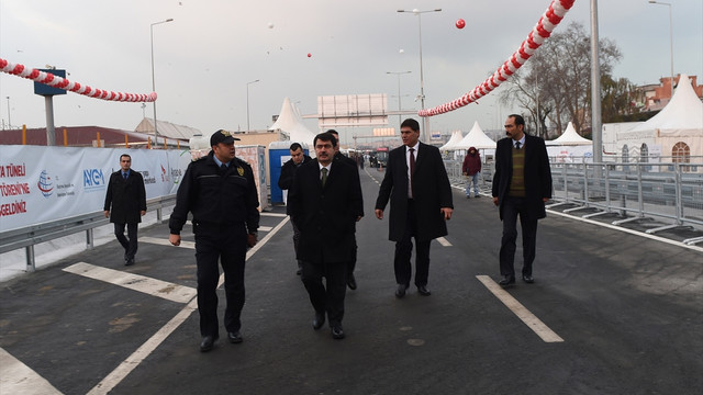 Vali Şahin, Avrasya Tüneli'nde incelemelerde bulundu