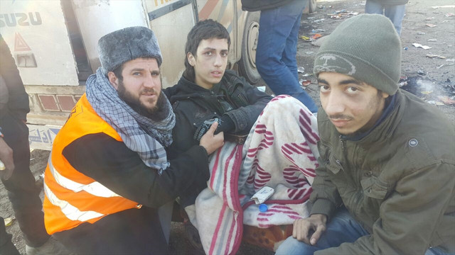 Halepte yer altı hastanesindeki yaralılar tahliye edildi