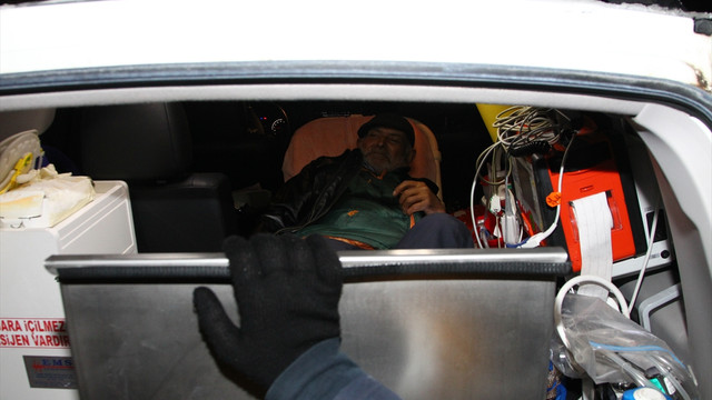 112 kar kış dinlemedi hızır gibi yetişti