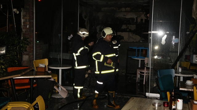 Adana'da iş yeri yangını