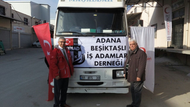 Adana'dan Haleplilere yardım