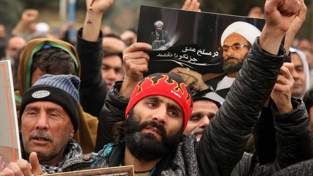 Afganistan'da DEAŞ'a karşı protesto