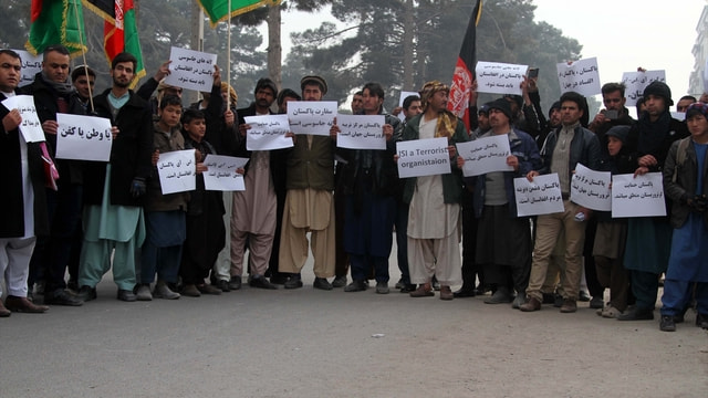 Afganistan'da Pakistan karşıtı gösteri
