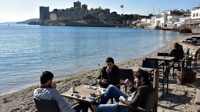 Bodrum'da ocak güneşi