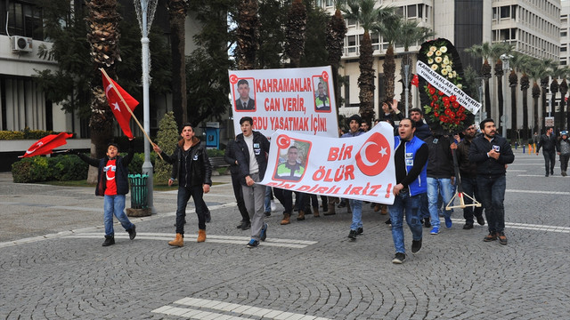 Bucalılar şehit polis memuru Sekin'i andı