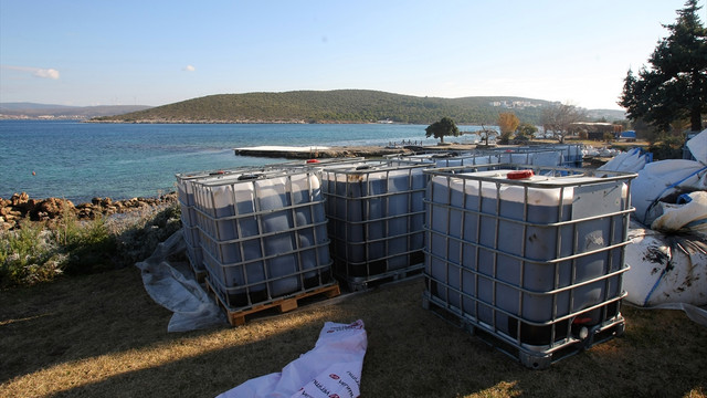 Çeşme açıklarında geminin karaya oturması