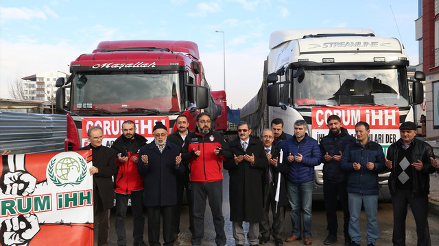 Çorum'da Haleplilere 125 ton yardım