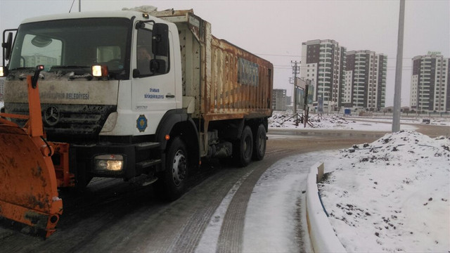 Diyarbakır'da karla mücadele