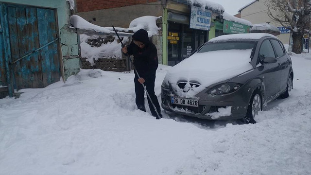 Doğu Anadolu'da kar yağışı