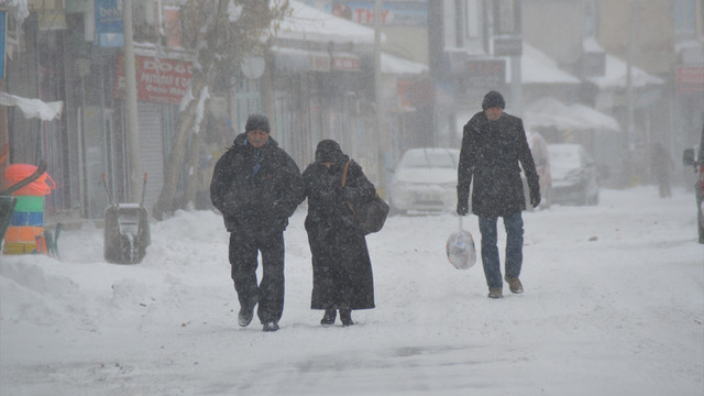 Doğu Anadolu'da kar yağışı