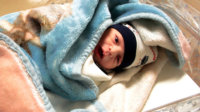 Elazığ'da yılın ilk bebeği dünyaya geldi